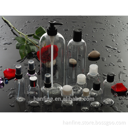 plastic pet cosmetic bottle